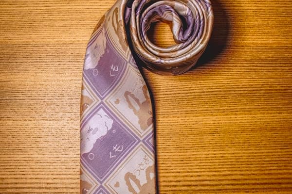Silk Woven Tie - Burgundy
