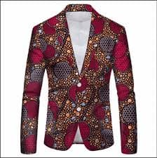 Ankara Print Smart Blazer