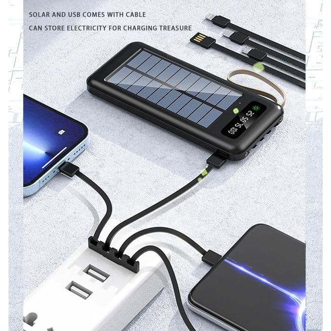 Solar Power Bank - 20000mAh