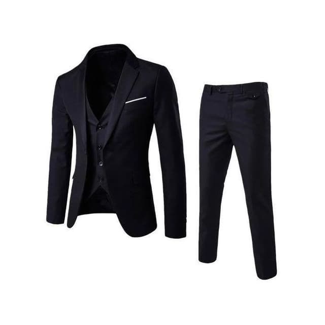 Slim-Fit Black Tuxedo Suit